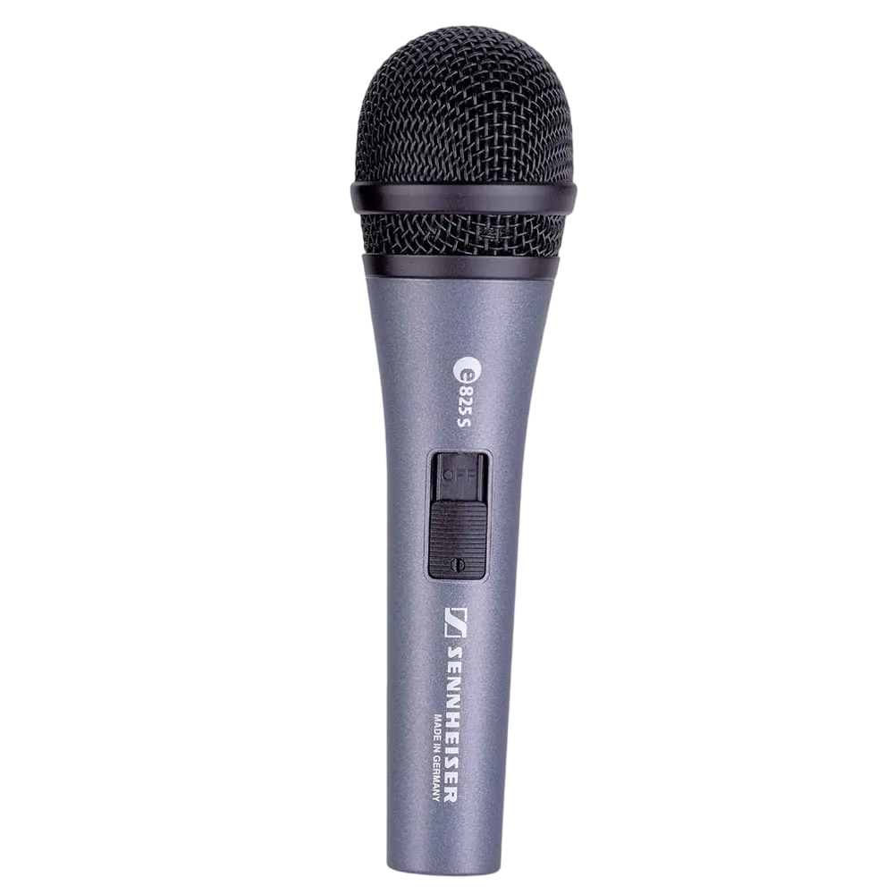 Караоке микрофон Sennheiser E 825-S, Проводной аналоговый, Серый