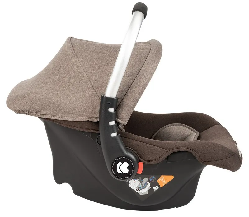 Scaun auto 3-în-1 Kikka Boo Alvi, Grupa 0+ (0-13 kg), Bej