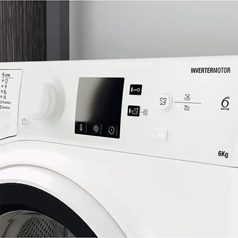 Mașină de spălat Whirlpool WRBSS 6249 W EU, 6kg, Alb