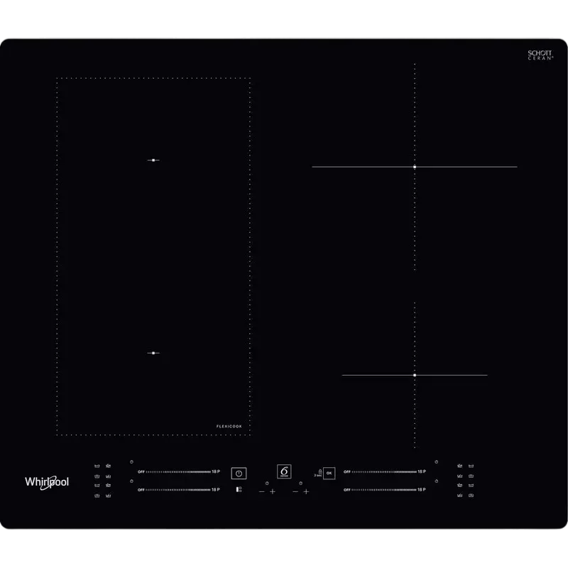 Plită cu inducție Whirlpool WL S7960 NE, Negru