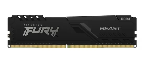 Оперативная память Kingston FURY Beast, DDR4 SDRAM, 3600 МГц, 16Гб, KF436C18BB/16