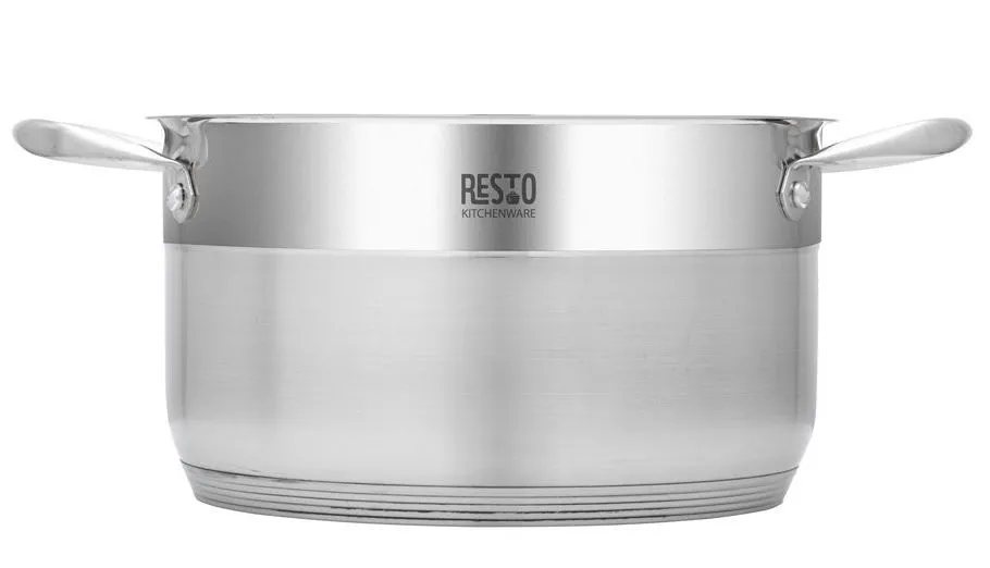 Кастрюля RESTO 92105, 6,2л, Нержавеющая сталь