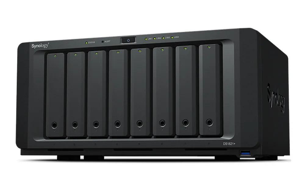 Сетевое хранилище SYNOLOGY DS1821+, Чёрный