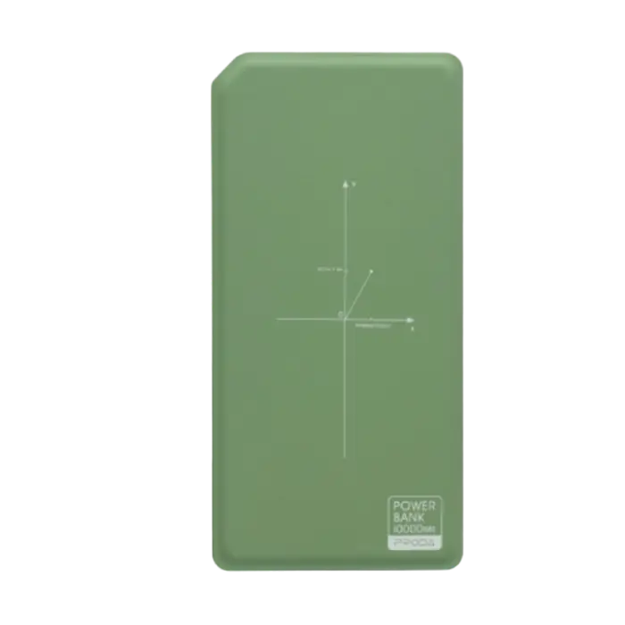 Wireless Power Bank Proda Chicon 10000mAh, Green