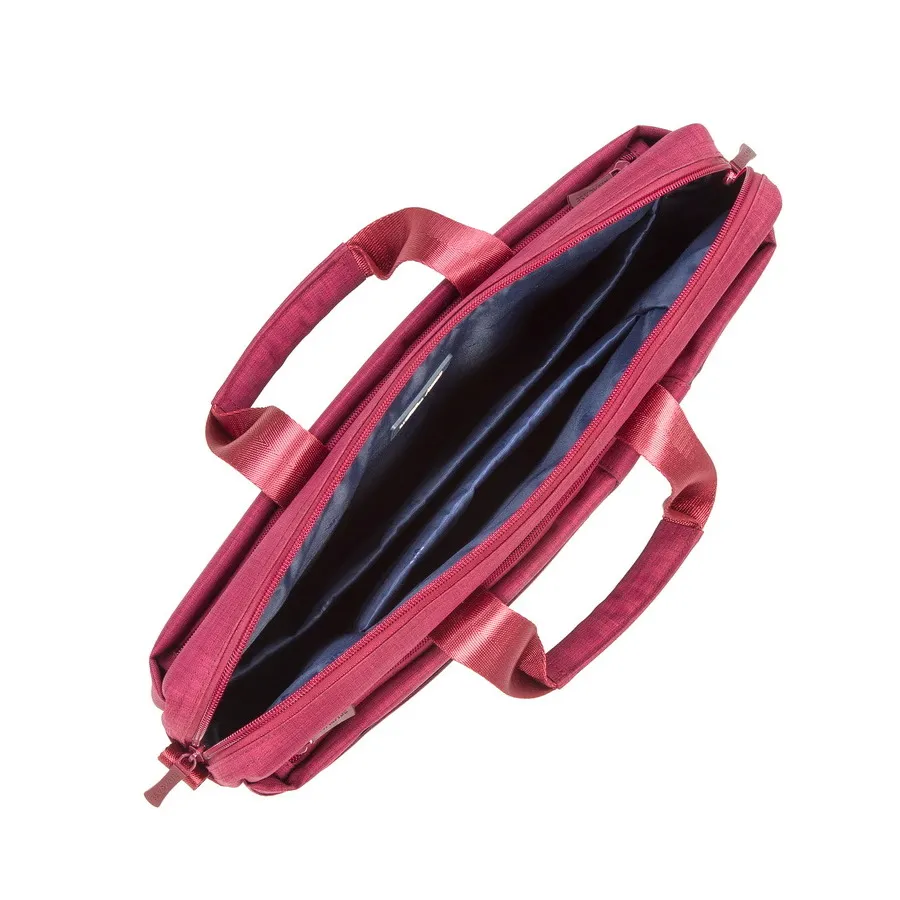 Geantă pentru Laptop RivaCase Biscayne, 15.6", Poliester, Roșu