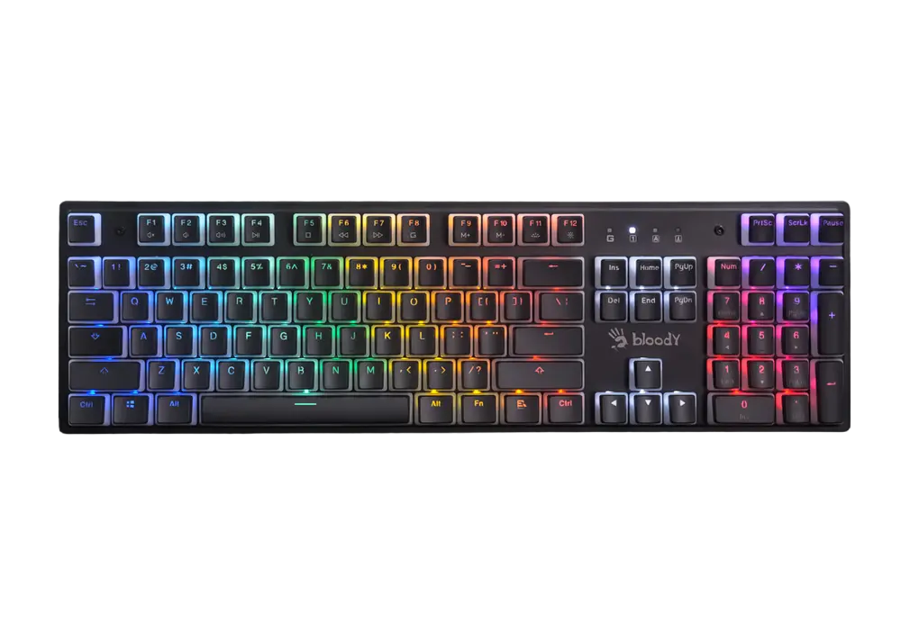 Клавиатура Bloody S510R, Проводное, Pudding Black