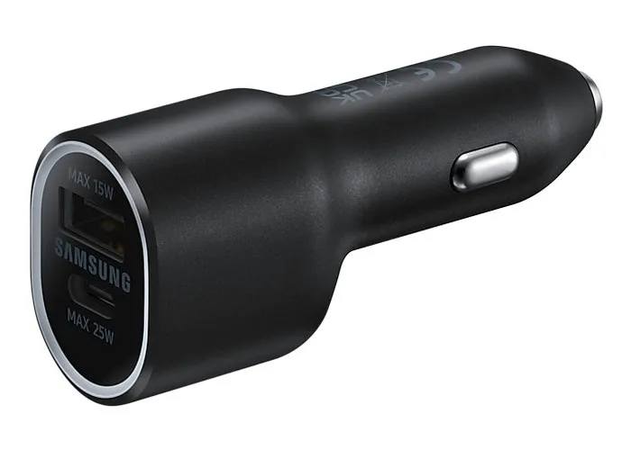 Original Sam. EP-L4020, Fast Car Charger 40W USB + PD (w/o cable), Black