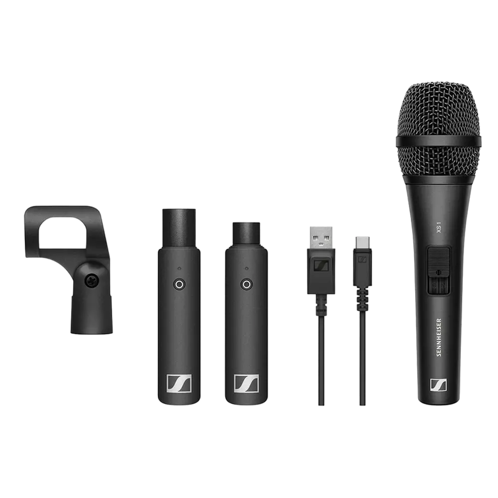 Микрофон для живого исполнения Sennheiser XSW-D Vocal Set, Беспроводной, Чёрный