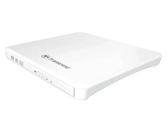 Unitate DVD-RW Transcend TS8XDVDS, USB 2.0, Alb