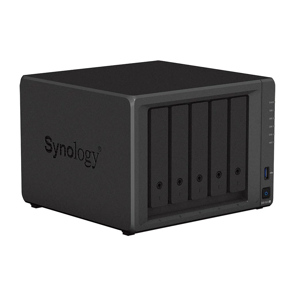 Сетевое хранилище SYNOLOGY DS1522+, Чёрный
