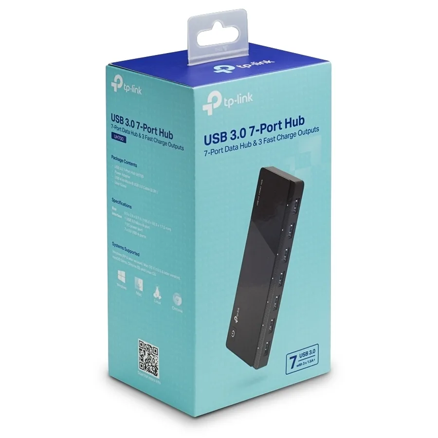 Adaptor Hub TP-LINK UH700, Negru