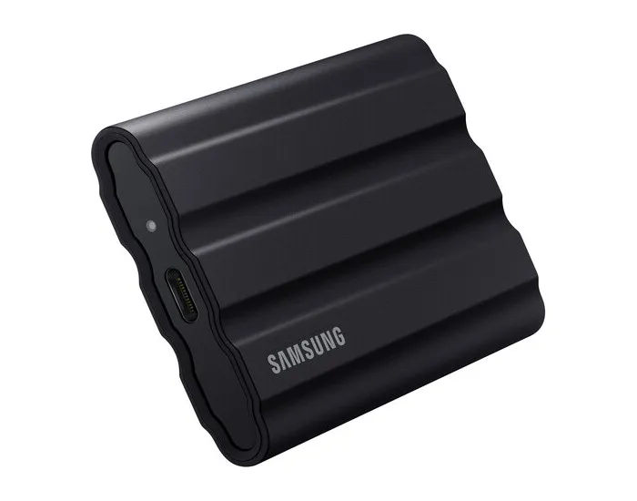 Внешний портативный SSD накопитель Samsung Portable SSD T7 Shield, 1 ТБ, Чёрный (MU-PE1T0S/WW)