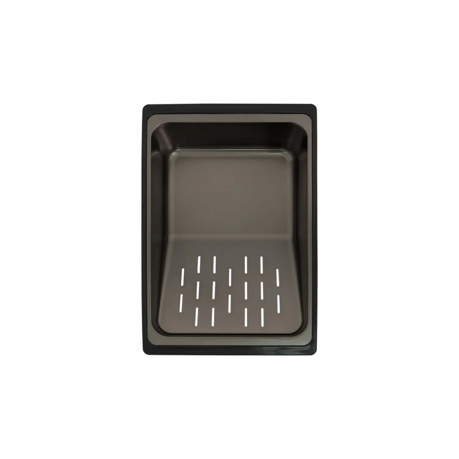 Chiuveta handmade SanDonna HD7550 Negru cu robinet cascadă reglabil