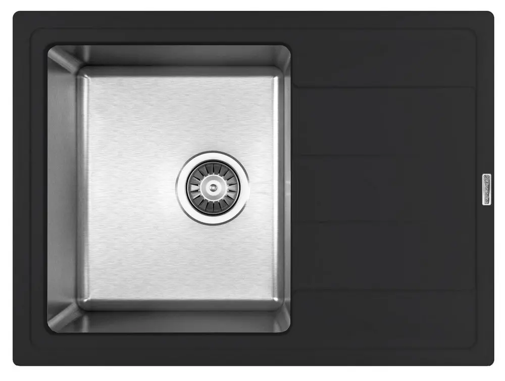 Кухонная мойка из кварца/нержав. Florentina-COMBI 650 Antracit