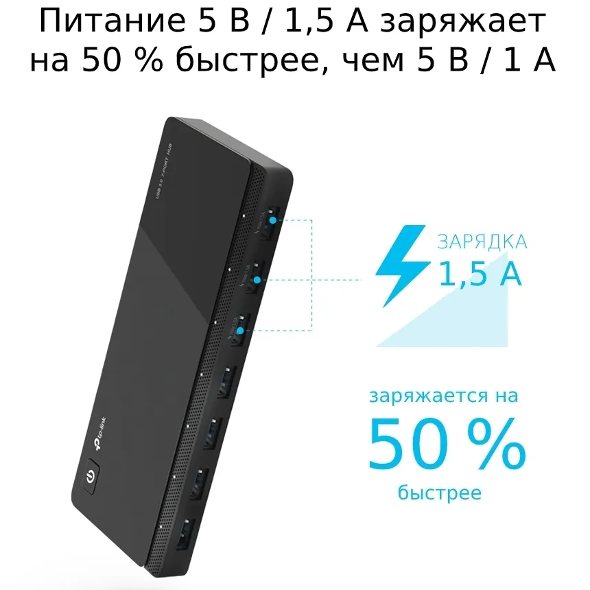 Adaptor Hub TP-LINK UH700, Negru