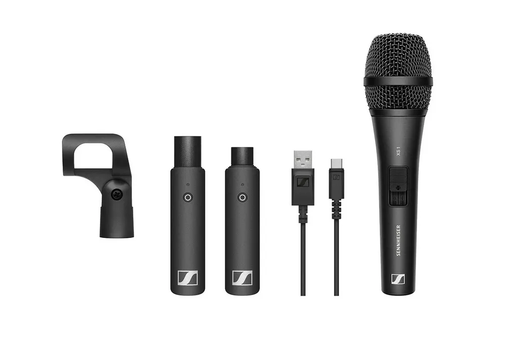 Микрофон для живого исполнения Sennheiser XSW-D Vocal Set, Беспроводной, Чёрный