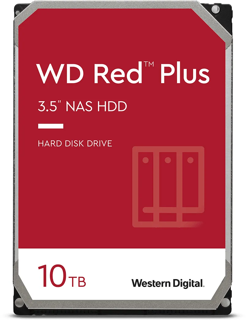 Жесткий диск Western Digital WD Red, 3.5", 10 ТБ <WD101EFBX>