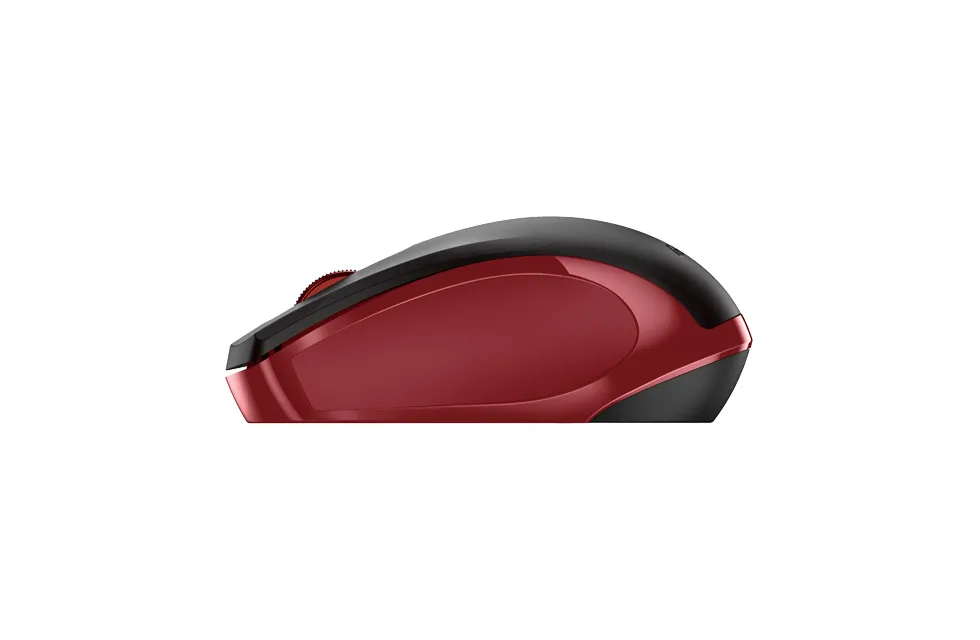 Wireless Mouse Genius NX-8006S, 1200 dpi, 3 buttons, Ergonomic, Silent, BlueEye, 1xAA, Black/Red