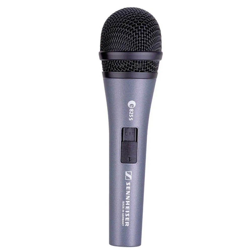 Караоке микрофон Sennheiser E 825-S, Проводной аналоговый, Серый