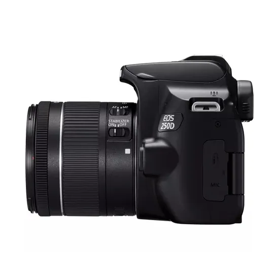 Aparat foto DSLR Canon EOS 250D, Negru