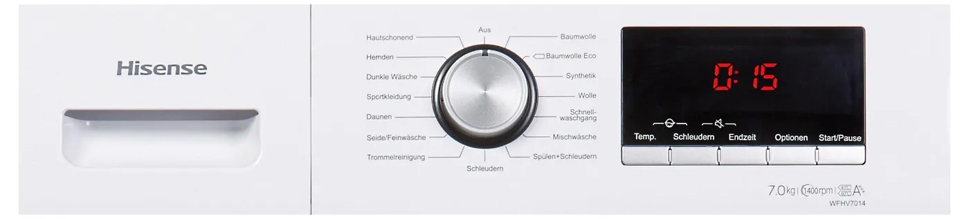 Mașină de spălat Hisense WFHV7014, 7kg, Alb