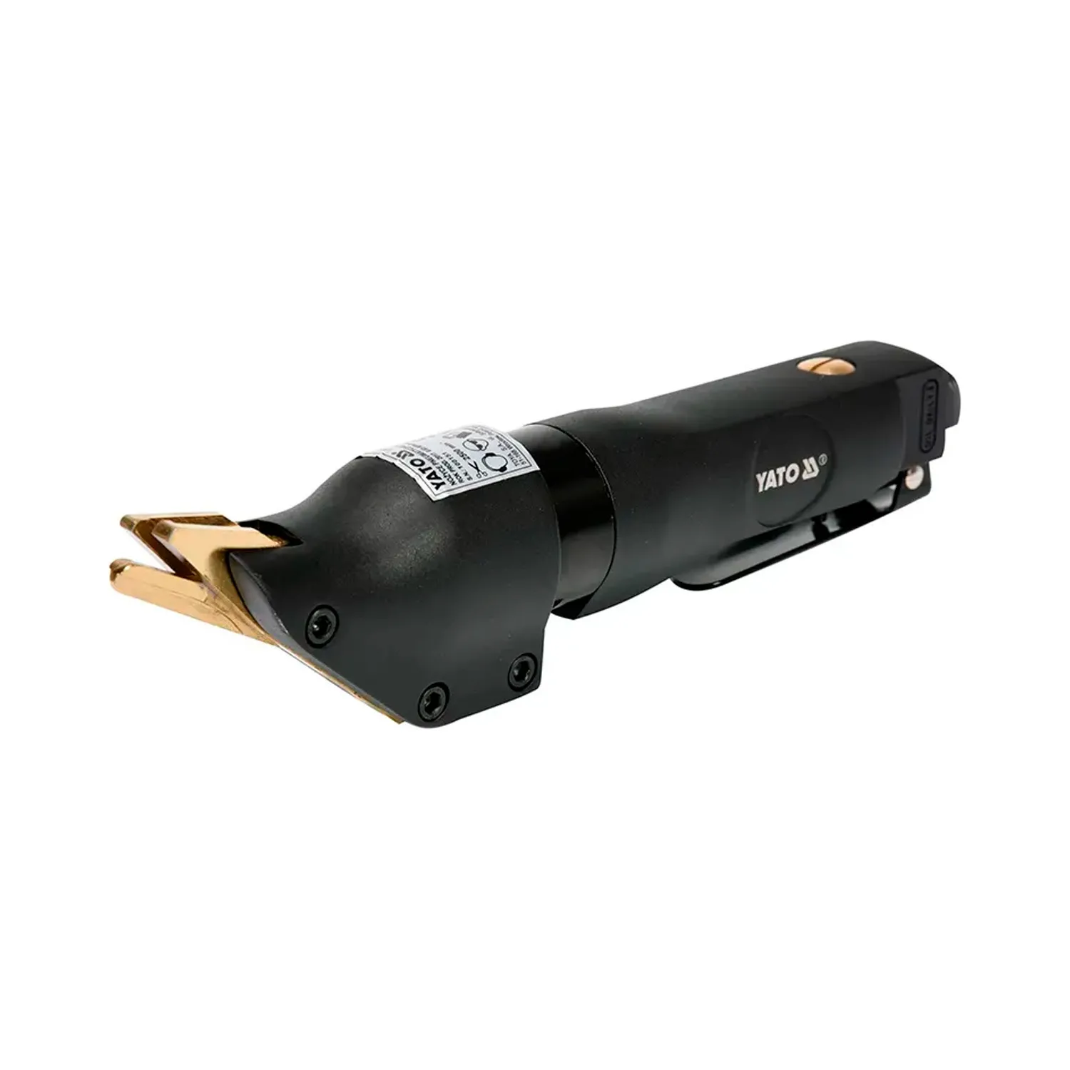 Пневматические ножницы для металла, толщина до 1,2 мм, 141 л/мин, 0,63 МПа, YATO