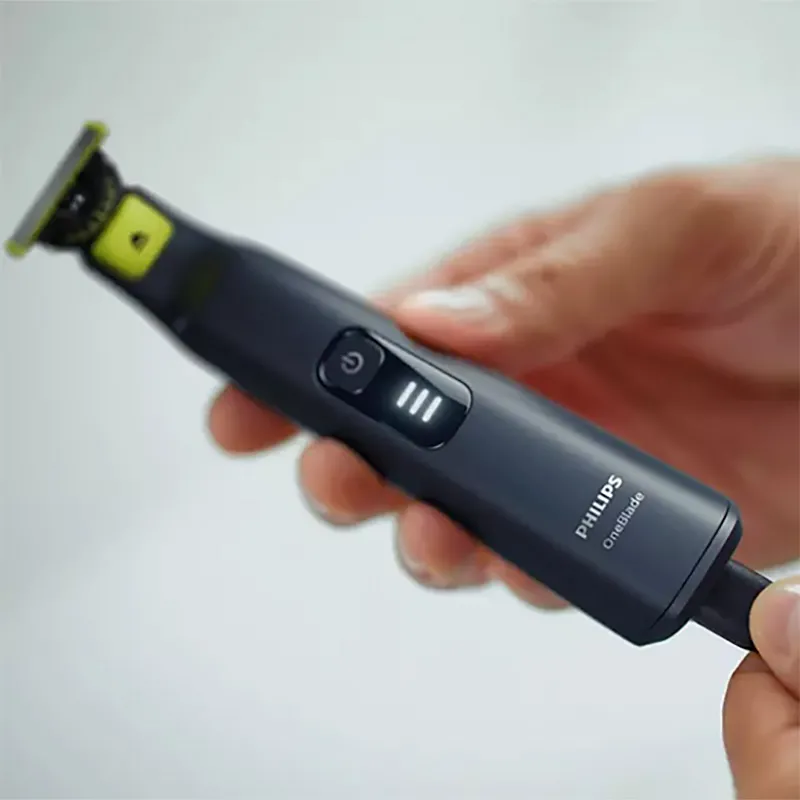 Trimmer pentru bărbați Philips OneBlade Pro 360 QP6541/15, Negru | Verde