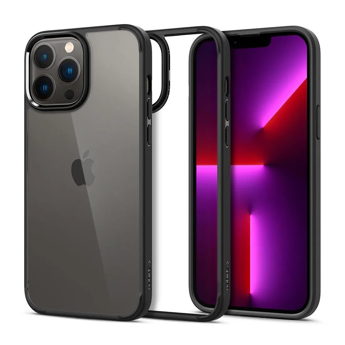 Husă Spigen iPhone 13 Pro Max, Ultra Hybrid, Negru mat
