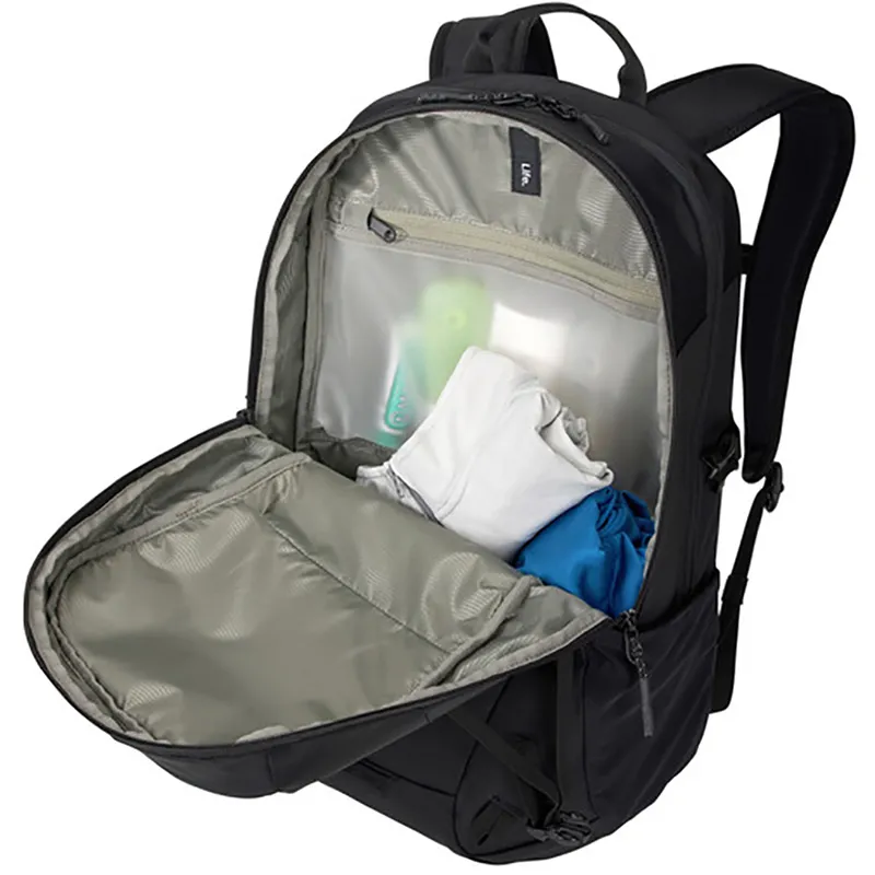 Rucsac pentru Laptop THULE EnRoute, 15.6", Construit cu nailon 400D aprobat Bluesign cu fermoare YKK, Negru