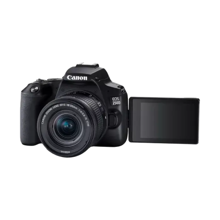 Aparat foto DSLR Canon EOS 250D, Negru