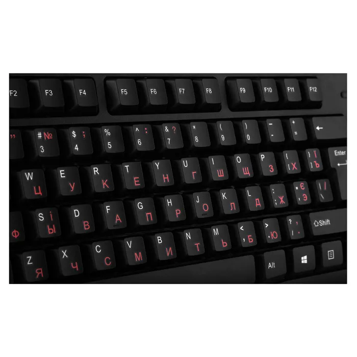 Tastatură SVEN KB-S300, Cu fir, Negru