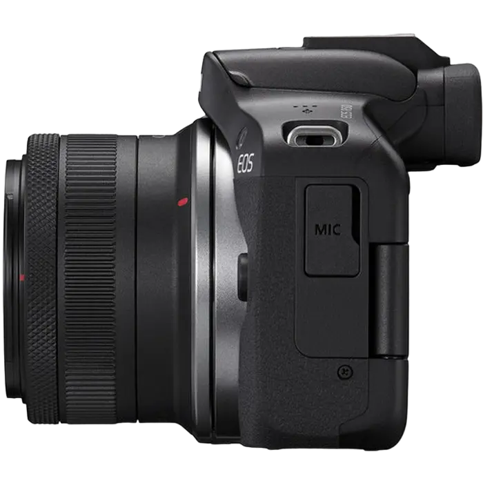 Aparat Foto Mirrorless Canon EOS R50 Black & RF-S 18-45mm f/4.5-6.3 IS STM KIT, Negru