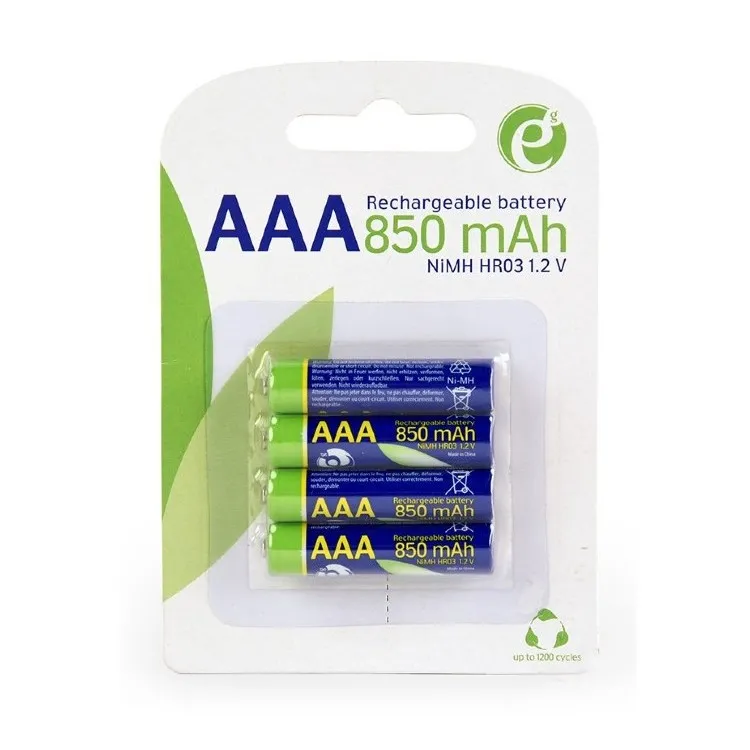 Baterii Energenie EG-BA-AAA8R4-01, AAA, 850mAh, 4buc.