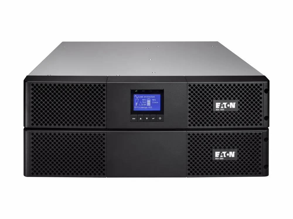 Acumulator UPS Eaton 9SXEBM48R, Online, 1500VA, Montare pe rafturi