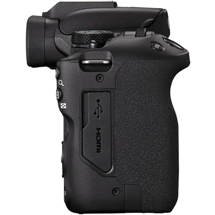 Aparat Foto Mirrorless Canon EOS R50 Black & RF-S 18-45mm f/4.5-6.3 IS STM KIT, Negru