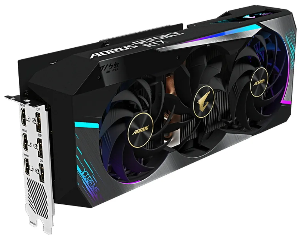 Placă Video Gigabyte GV-N3080AORUS X-10GD, 10GB GDDR6X 320bit