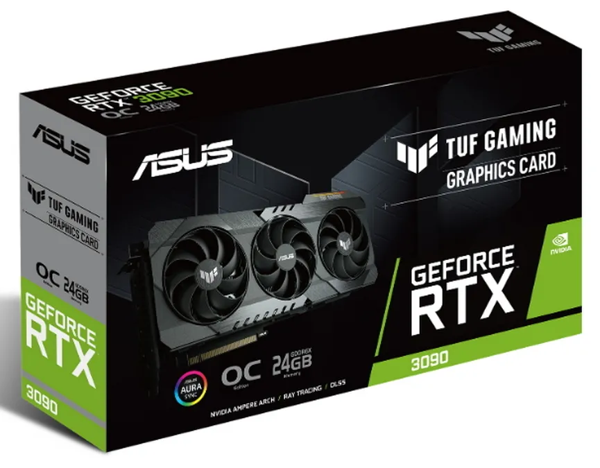 Placă Video ASUS TUF-RTX3090-O24G-GAMING, 24GB GDDR6X 384bit