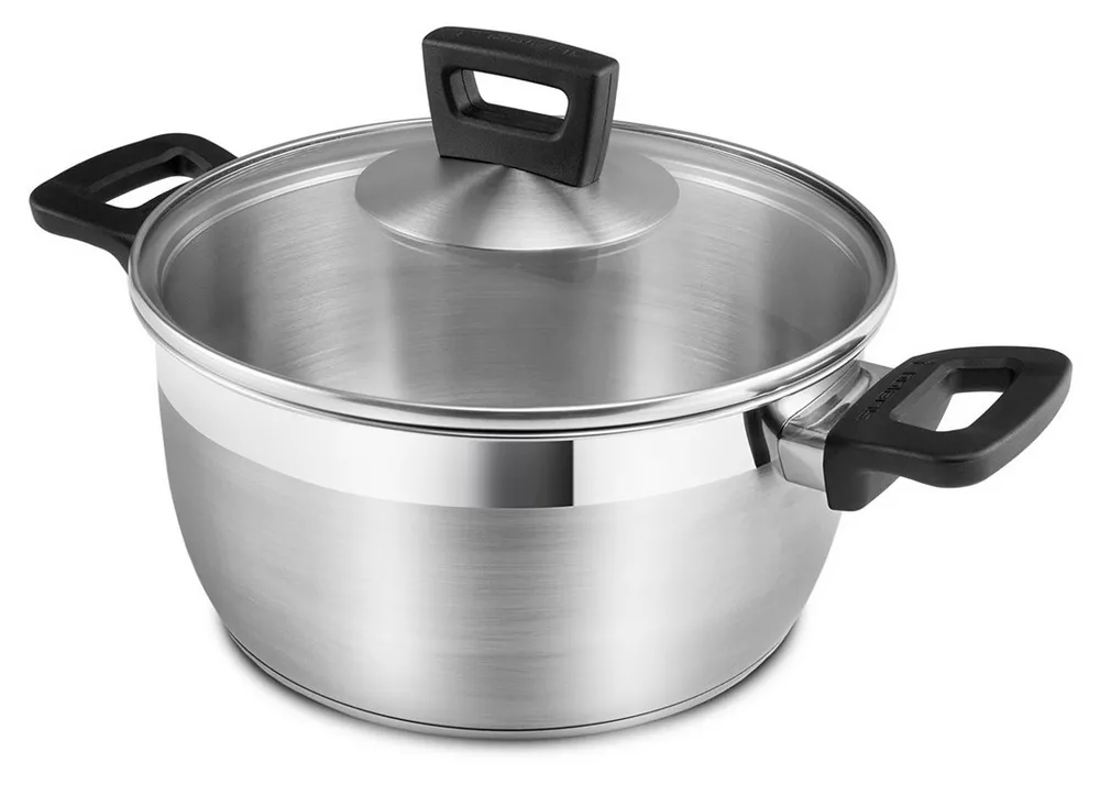 Кастрюля Polaris Rialto-24C, 5,4л, 24см, Нержавеющая сталь