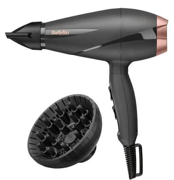 Фен BaByliss Smooth Pro 6709DE, 2100 Вт, Чёрный