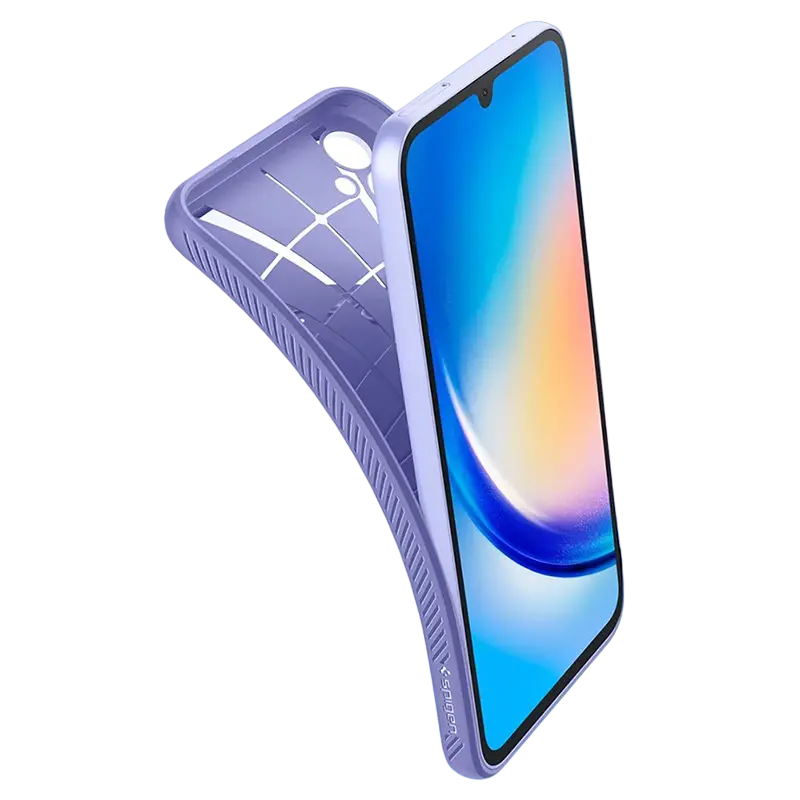 Чехол Spigen Samsung A34, Liquid Air, Фиолетовый