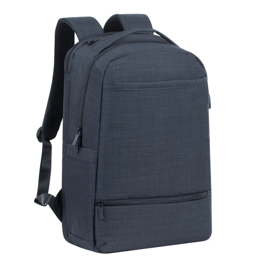Rucsac pentru Laptop RivaCase Biscayne, 17.3", Poliester, Negru