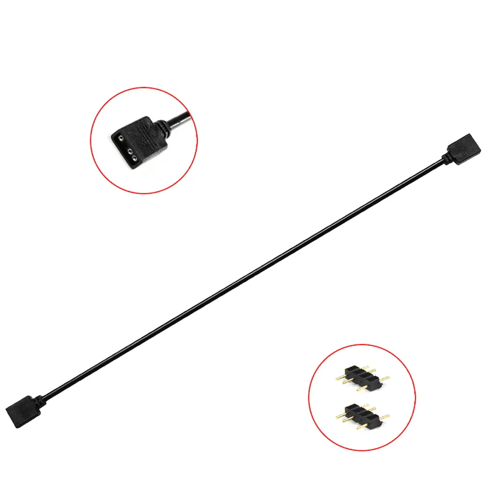 Cablu Gamemax ARGB Rainbow SYNC cable For Controller, Negru 