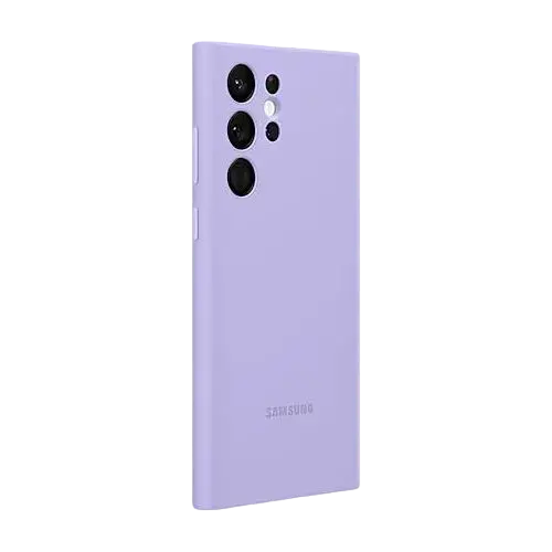 Husă Samsung Silicone Cover for Galaxy S22 Ultra, Violet