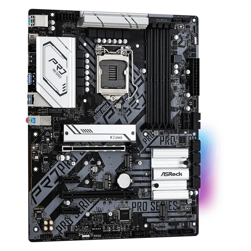 Материнская плата ASRock B560 PRO4, LGA1200, Intel B560, ATX