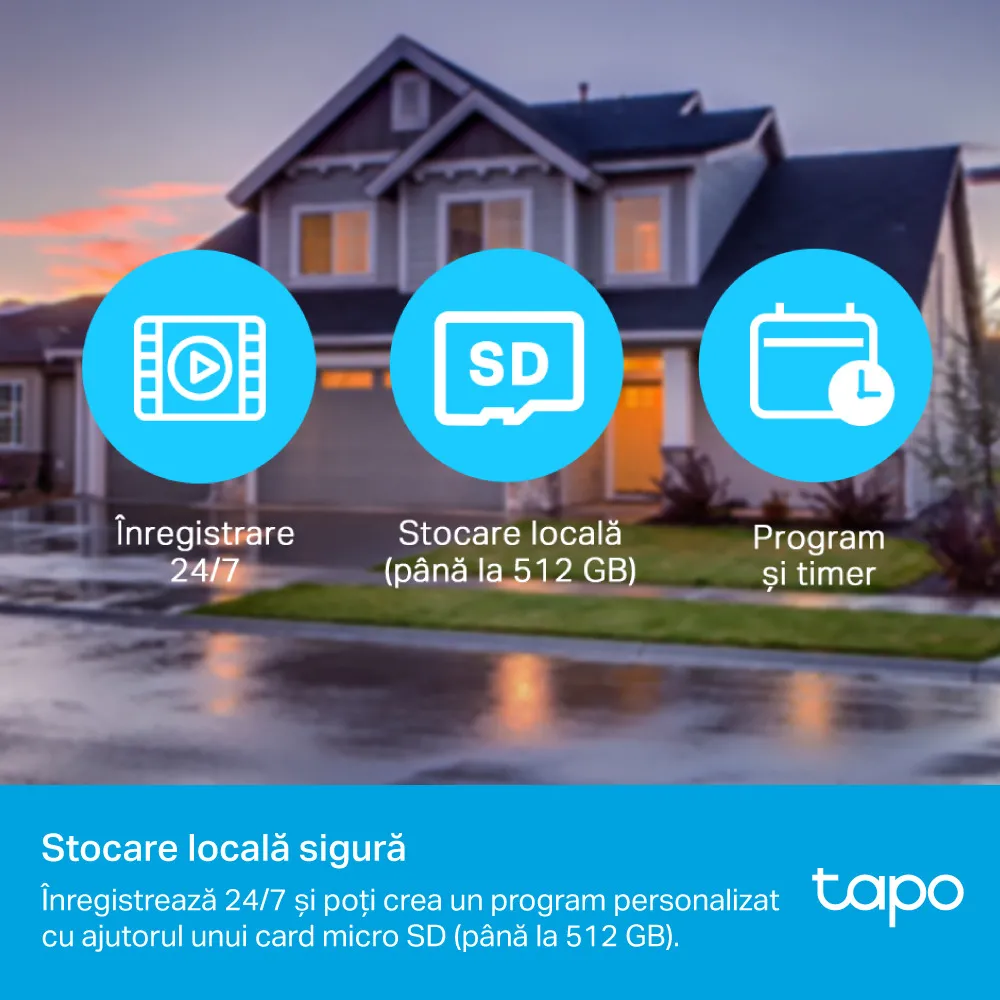 Camera de supraveghere Smart TP-LINK TAPO C500, Alb