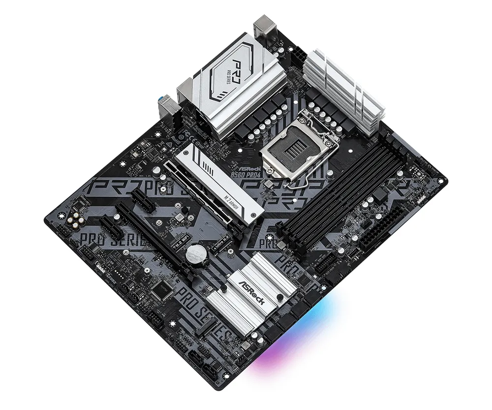 Материнская плата ASRock B560 PRO4, LGA1200, Intel B560, ATX