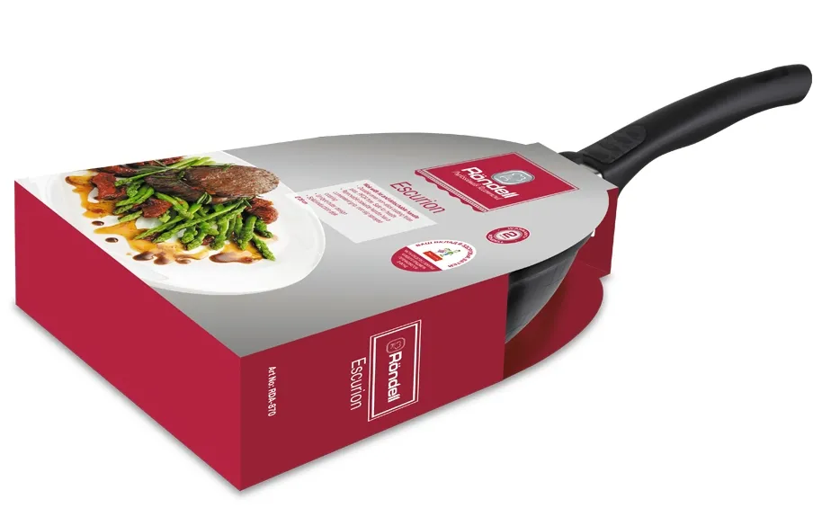 Сковорода WOK Rondell RDA-870, 28cm, Чёрный