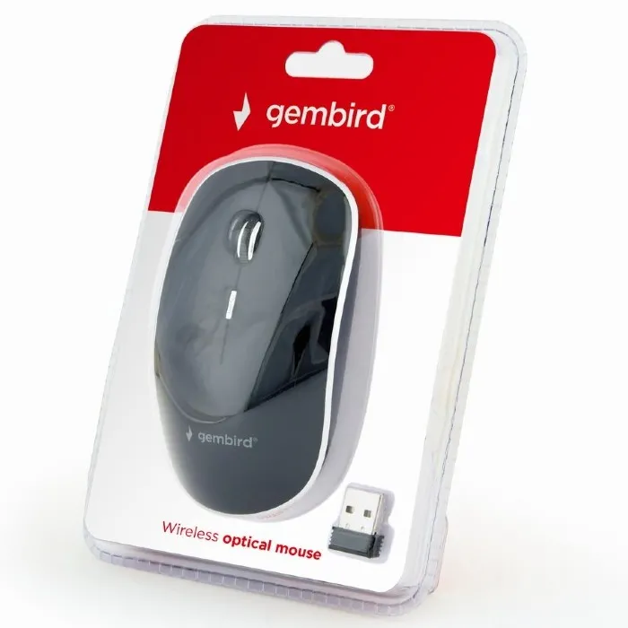 Mouse Wireless Gembird MUSW-4B-01, Negru