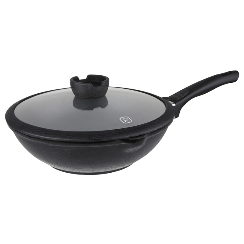 Сковорода WOK Rondell RDA-870, 28cm, Чёрный