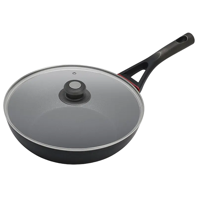 Tigaie WOK Polaris PRO collection-28W, 28cm, Negru